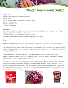 Winter Fresh Fruit Salad